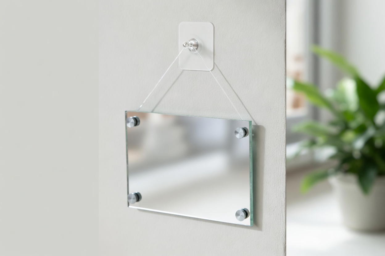 免钻亚克力标牌安装