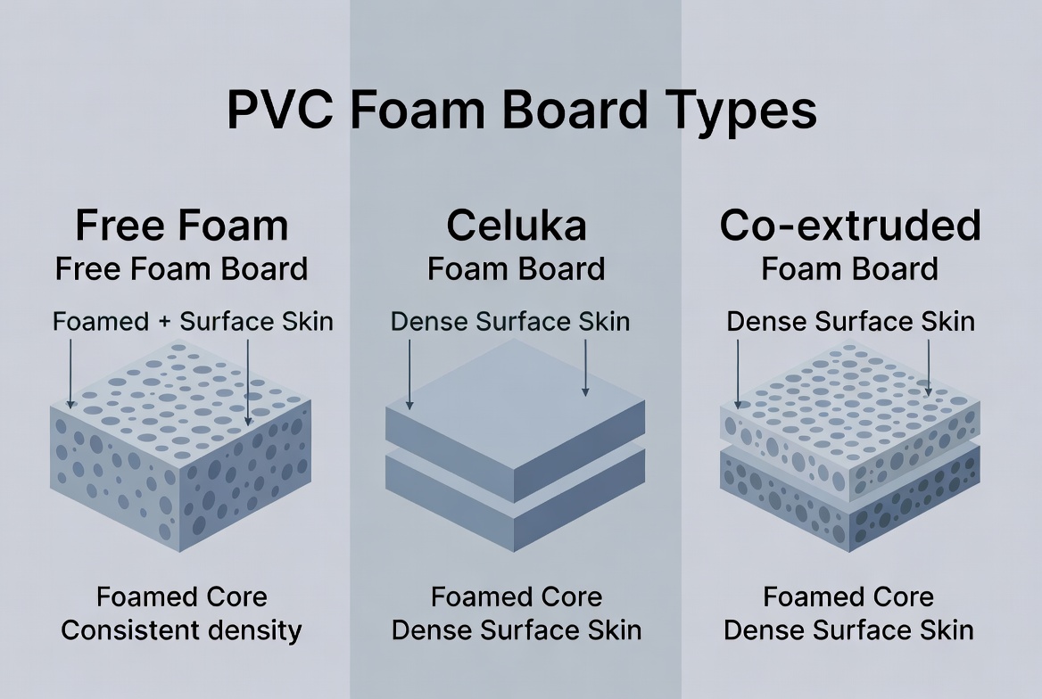 PVC发泡板结构及类型