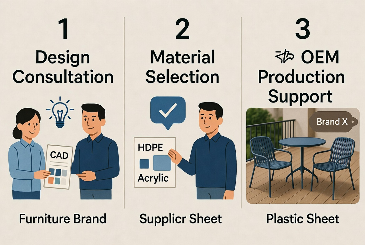 OEM户外家具材料合作伙伴