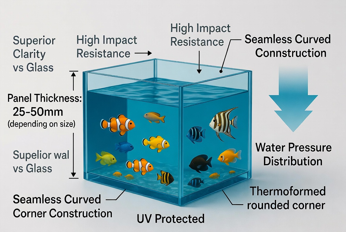 亚克力板水族箱技术图 